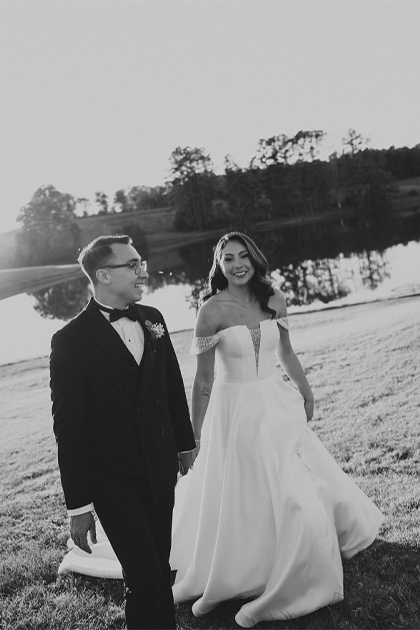 engagement photoshoot scenic farm land aesthetic outdoor wedding venue near lynchburg virginia barn reception space