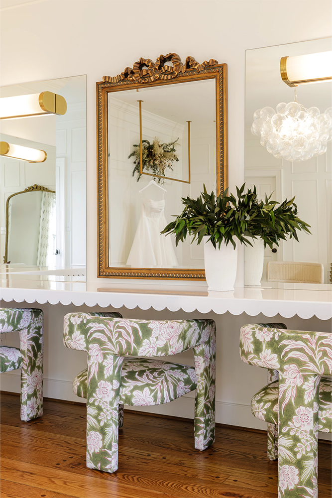 wedding venue and reception space near lynchburg virginia bridal suite makeup area wedding locations